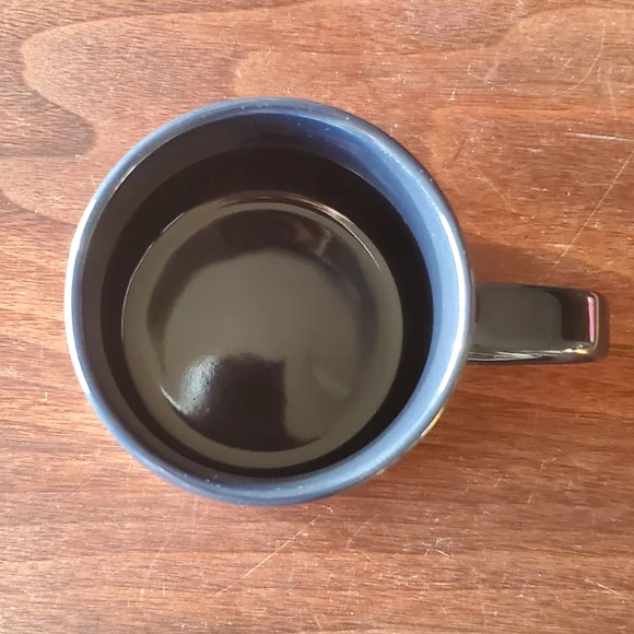 Danica Heirloom Tempo Mug 9oz Midnight Blue  Textured Stoneware Whimsical - Picture 4 of 8